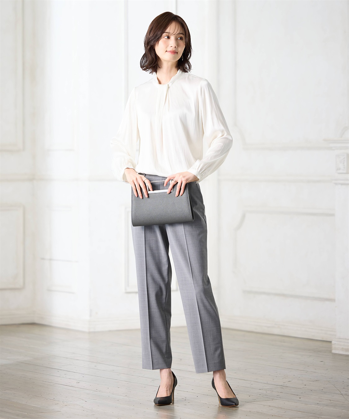 A/C DESIGN BY ALPHA CUBIC ボウタイブラウス【ファーストライン】_sub_8