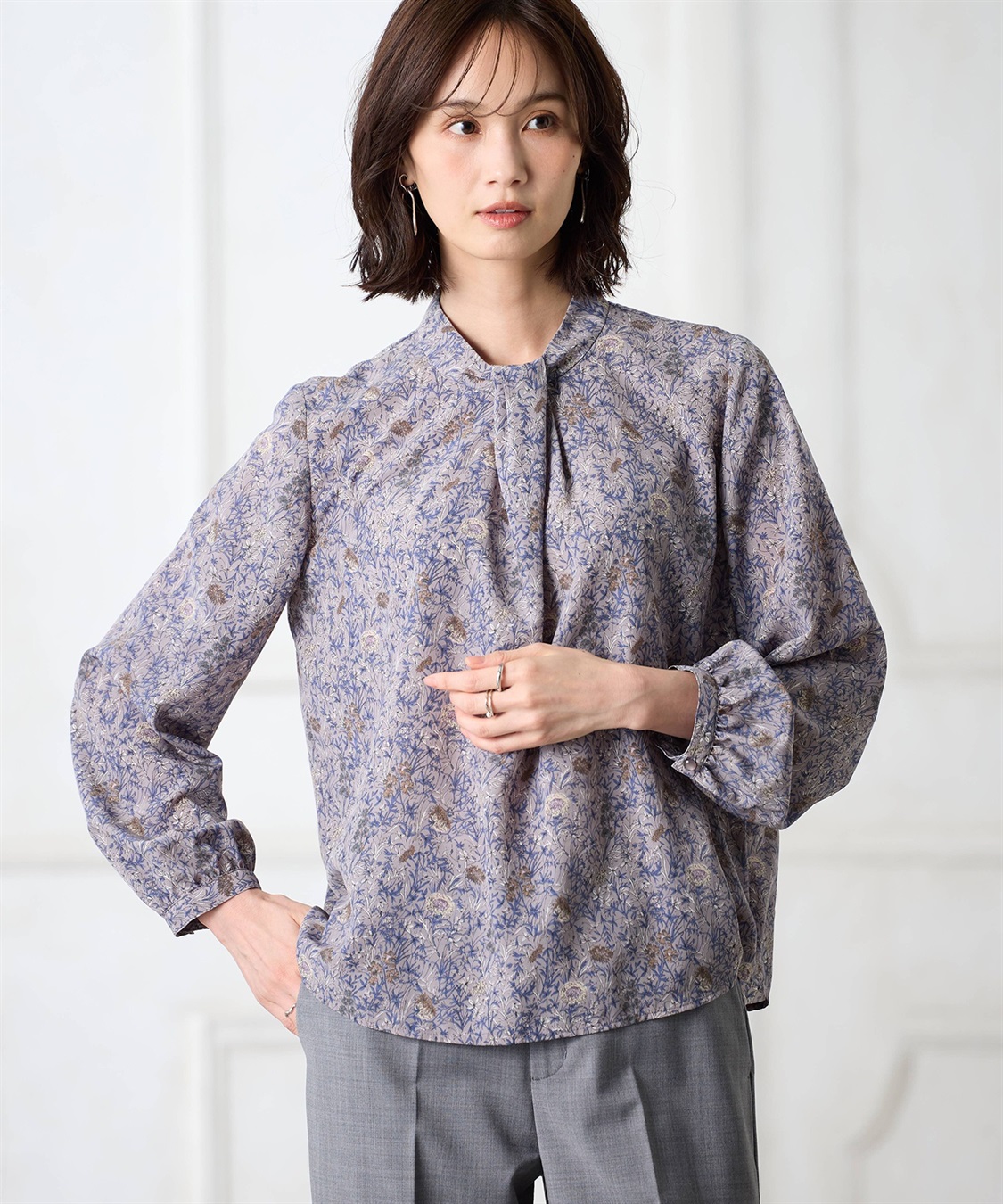 A/C DESIGN BY ALPHA CUBIC リバティプリントブラウス【ファーストライン】_sub_6