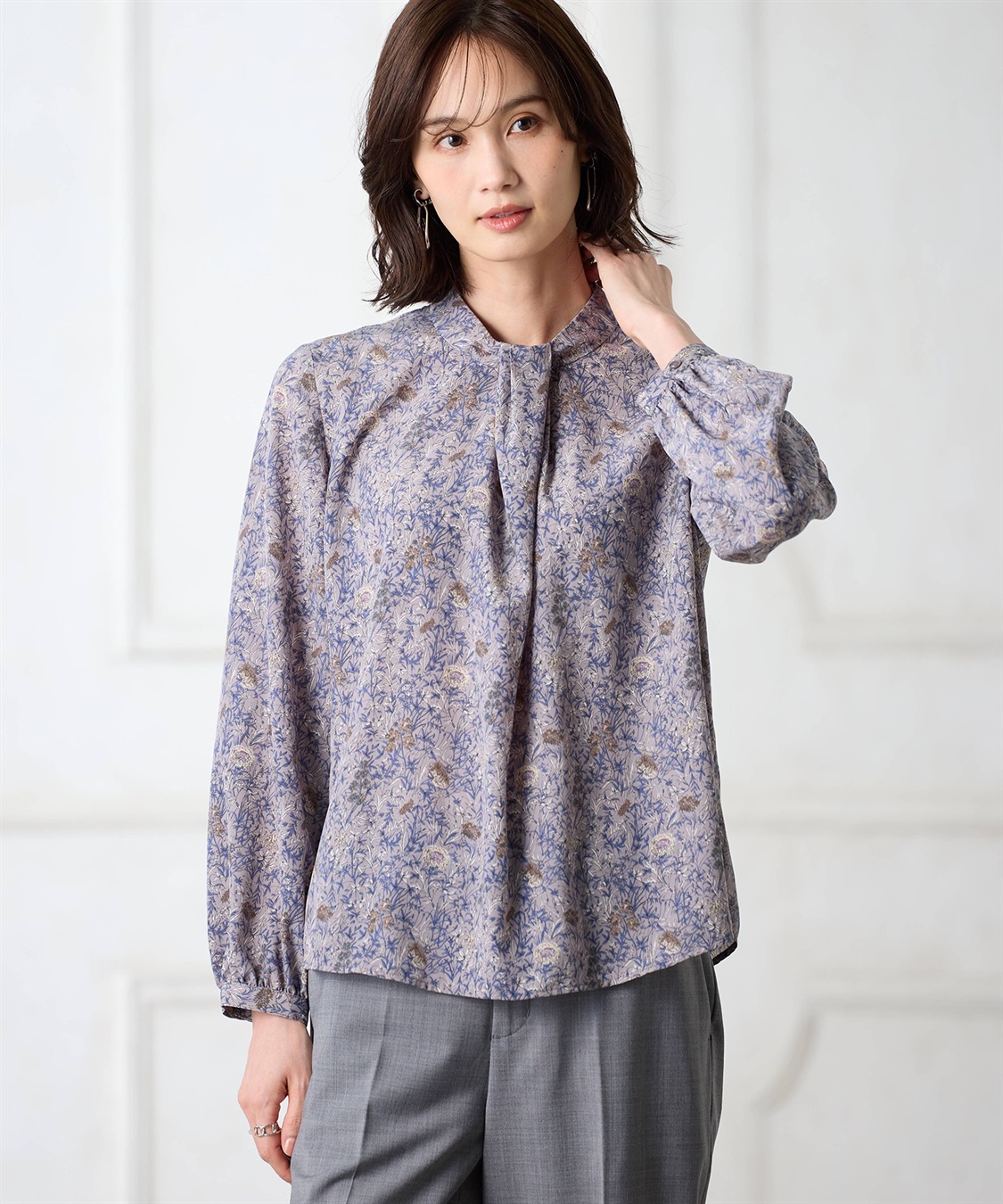 A/C DESIGN BY ALPHA CUBIC リバティプリントブラウス【ファーストライン】_sub_9
