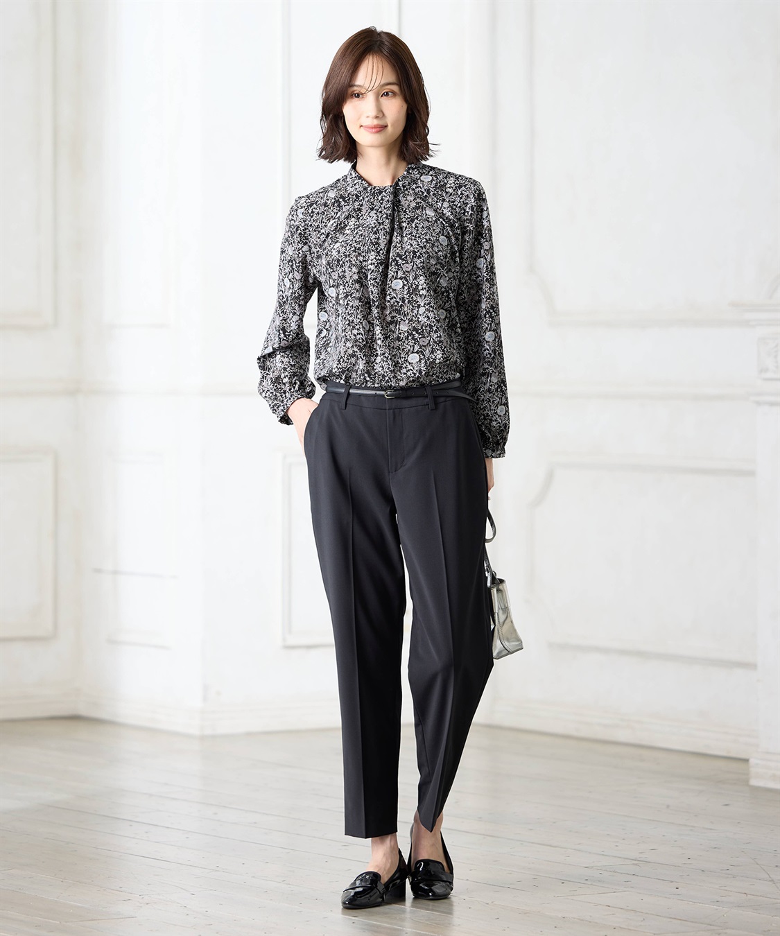 A/C DESIGN BY ALPHA CUBIC リバティプリントブラウス【ファーストライン】_sub_12