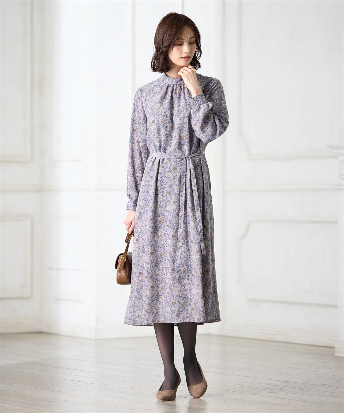 A/C DESIGN BY ALPHA CUBIC リバティプリントワンピース【ファーストライン】_sub_12