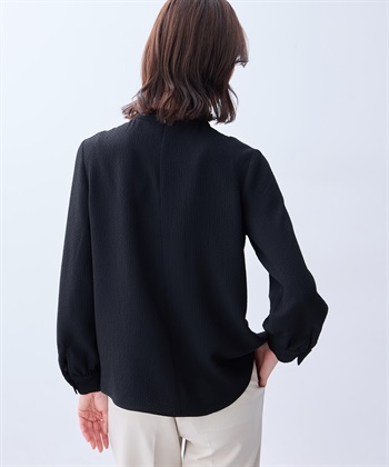 A/C DESIGN BY ALPHA CUBIC ジャガードボウタイブラウス_subthumb_3