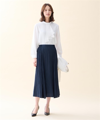 A/C DESIGN BY ALPHA CUBIC ジャガードボウタイブラウス_subthumb_4