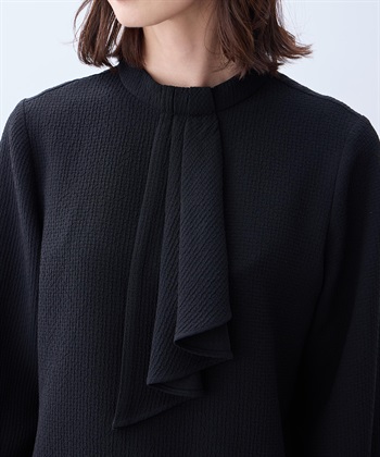 A/C DESIGN BY ALPHA CUBIC ジャガードボウタイブラウス_subthumb_8