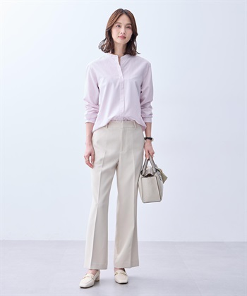 A/C DESIGN BY ALPHA CUBIC バンドカラーストライプシャツ_subthumb_5