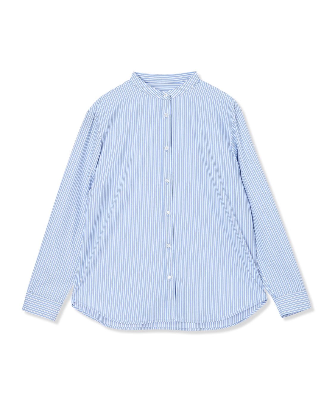 A/C DESIGN BY ALPHA CUBIC バンドカラーストライプシャツ_sub_8