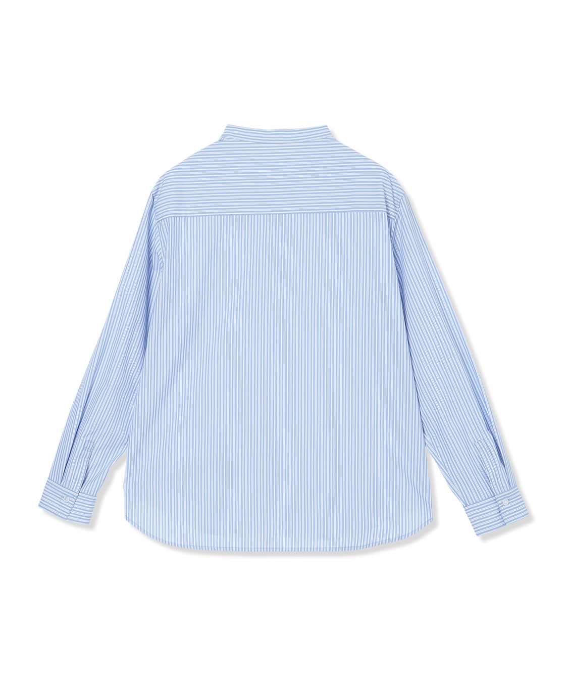 A/C DESIGN BY ALPHA CUBIC バンドカラーストライプシャツ_sub_9