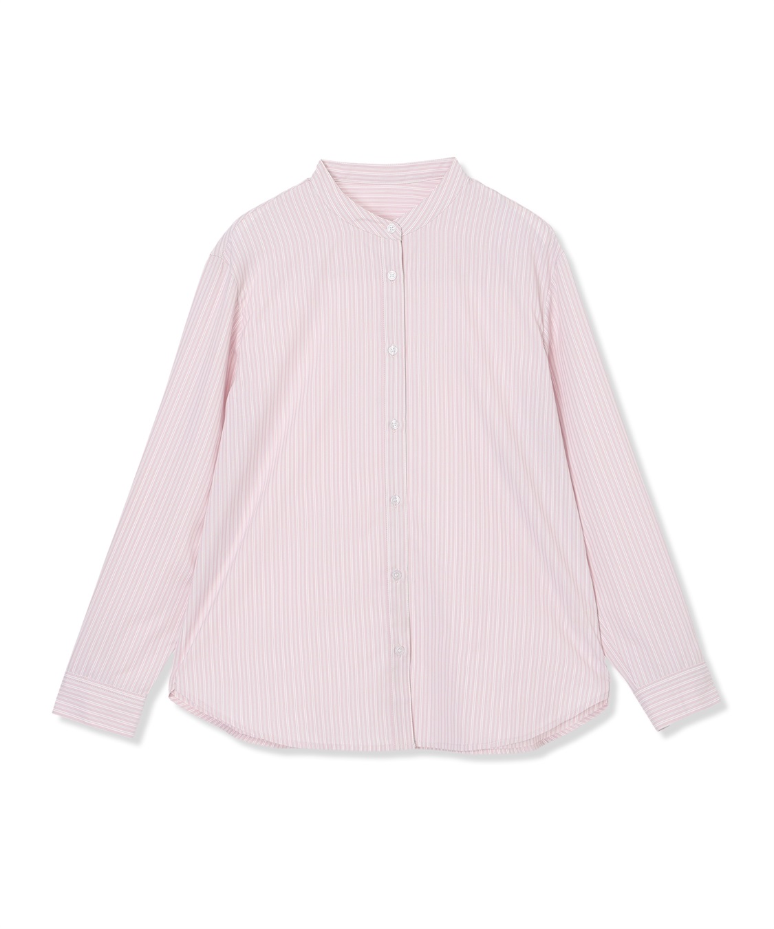 A/C DESIGN BY ALPHA CUBIC バンドカラーストライプシャツ_sub_15