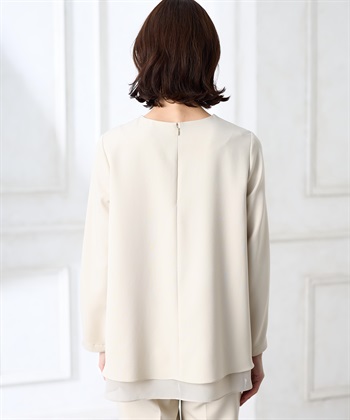 A/C DESIGN BY ALPHA CUBIC シフォンレイヤードブラウス【セットアップ対応】_subthumb_2