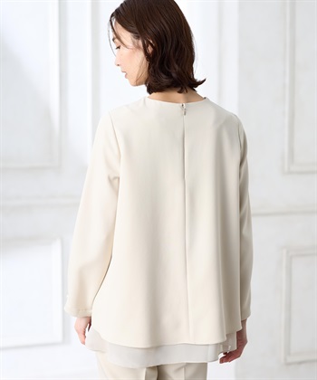 A/C DESIGN BY ALPHA CUBIC シフォンレイヤードブラウス【セットアップ対応】_subthumb_3