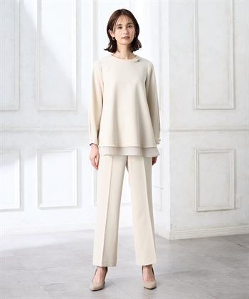 A/C DESIGN BY ALPHA CUBIC シフォンレイヤードブラウス【セットアップ対応】_subthumb_9