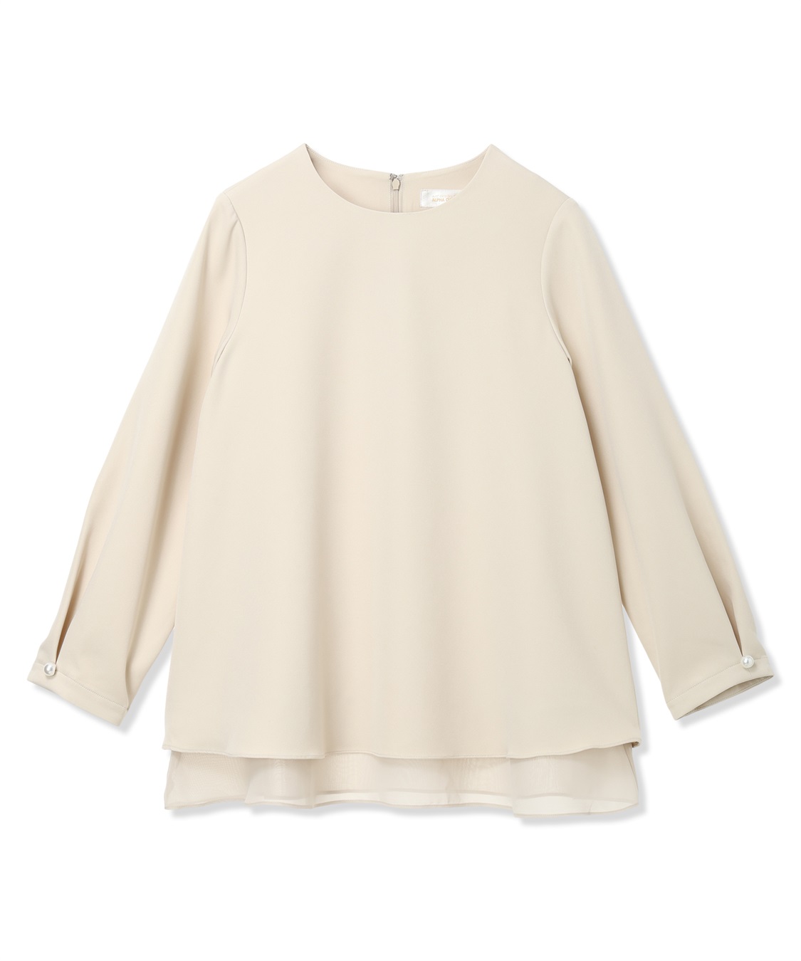 A/C DESIGN BY ALPHA CUBIC シフォンレイヤードブラウス【セットアップ対応】_sub_14