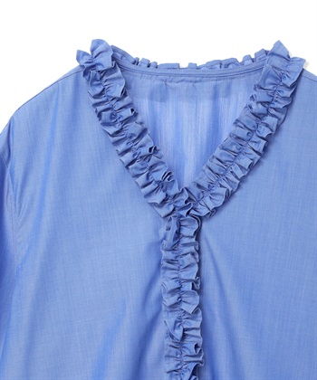 A/C DESIGN BY ALPHA CUBIC Vネックフリルブラウス_subthumb_12