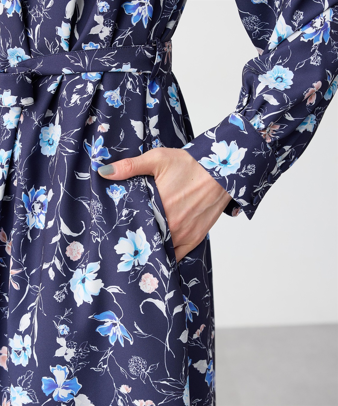 A/C DESIGN BY ALPHA CUBIC プリントワンピース_sub_8