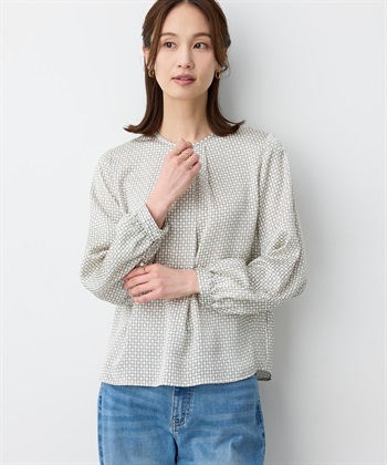 A/C DESIGN BY ALPHA CUBIC チェーンプリントブラウス_subthumb_2