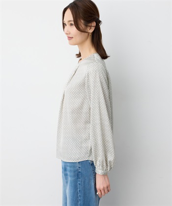 A/C DESIGN BY ALPHA CUBIC チェーンプリントブラウス_subthumb_3