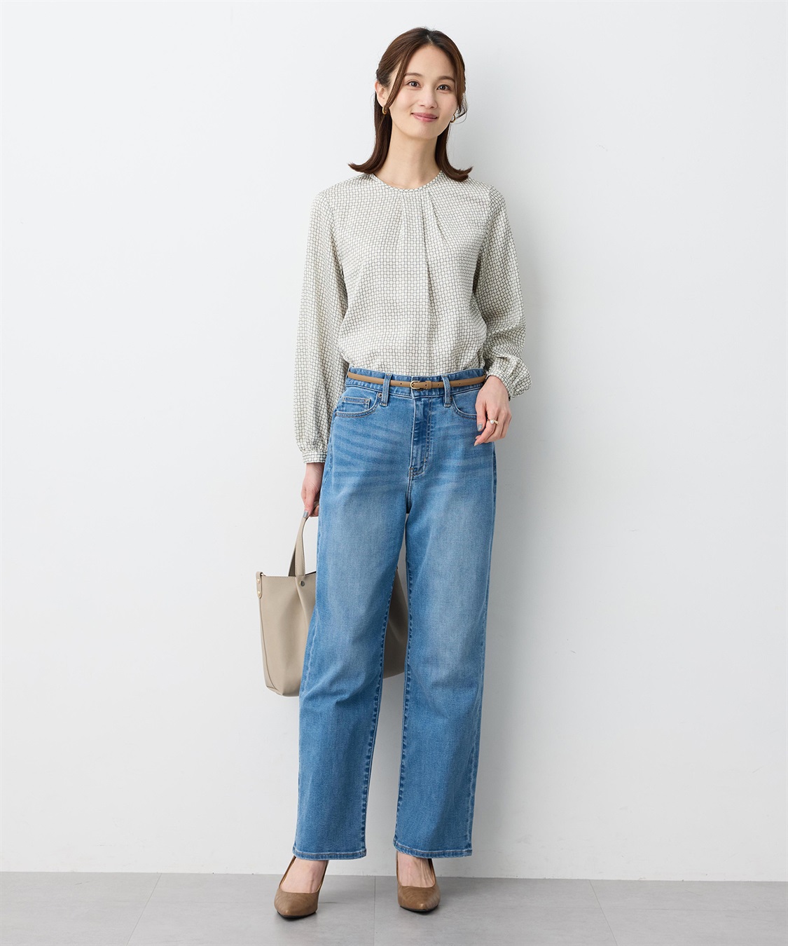 A/C DESIGN BY ALPHA CUBIC チェーンプリントブラウス_sub_8