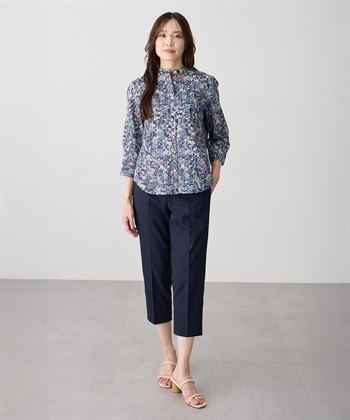 A/C DESIGN BY ALPHA CUBIC 【Liberty】リバティプリントスタンドカラーシャツ_subthumb_8