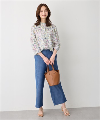 A/C DESIGN BY ALPHA CUBIC 【Liberty】リバティプリントスタンドカラーシャツ_subthumb_11