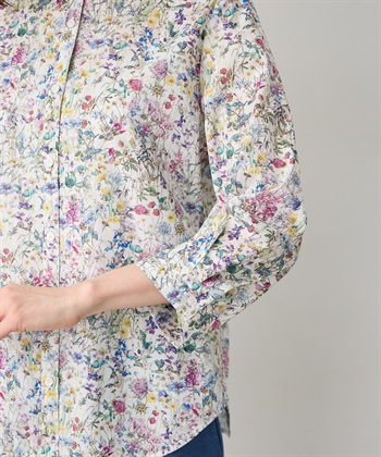 A/C DESIGN BY ALPHA CUBIC 【Liberty】リバティプリントスタンドカラーシャツ_subthumb_13