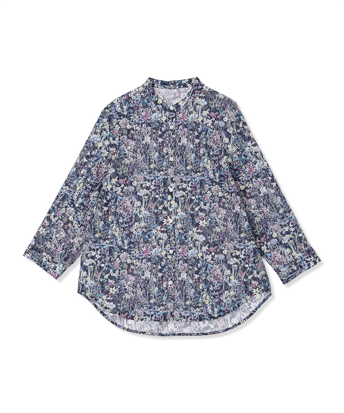 A/C DESIGN BY ALPHA CUBIC 【Liberty】リバティプリントスタンドカラーシャツ_sub_23