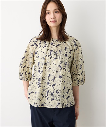 A/C DESIGN BY ALPHA CUBIC 【Liberty】リバティプリントタックスリーブブラウス_subthumb_3