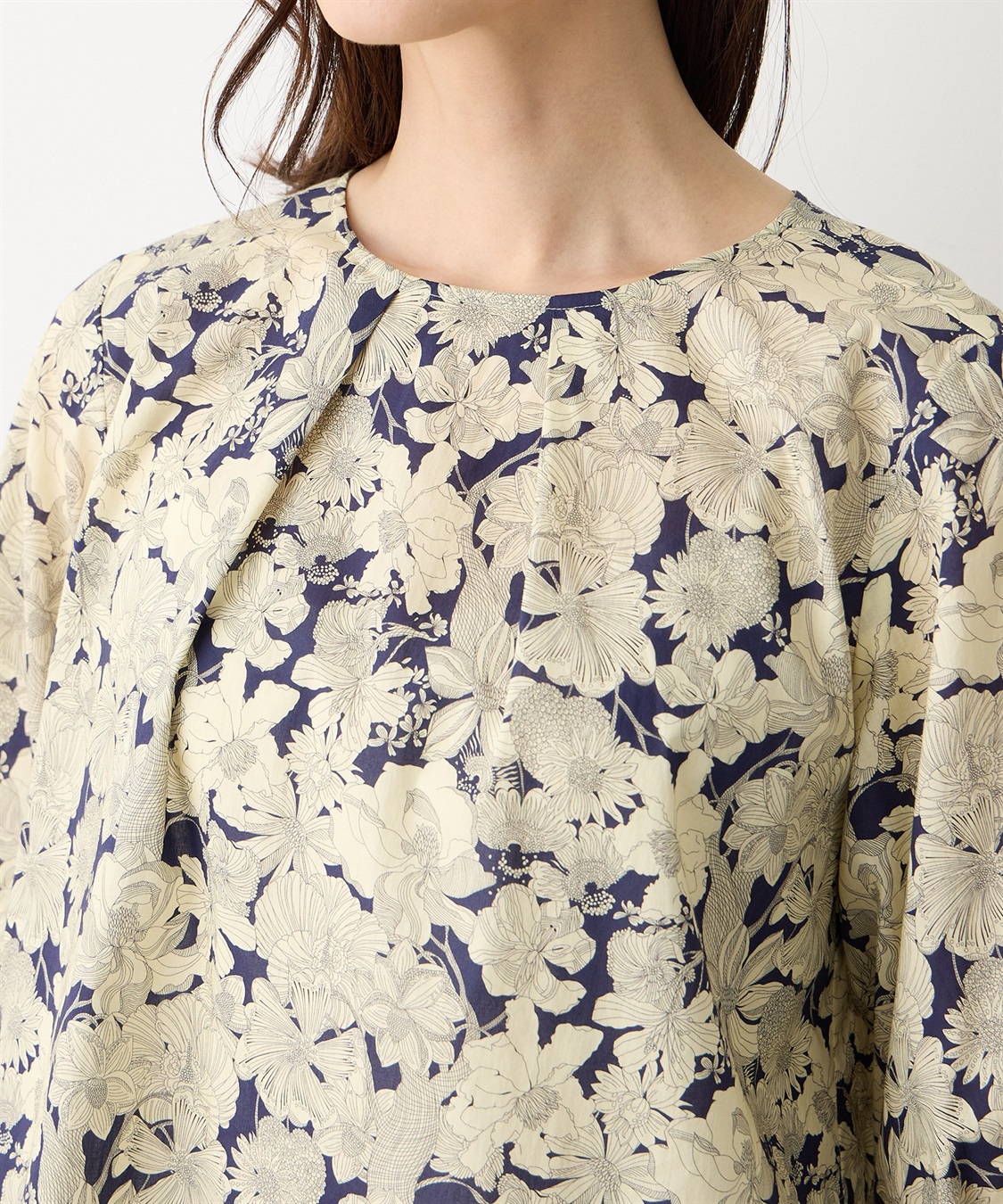 A/C DESIGN BY ALPHA CUBIC 【Liberty】リバティプリントタックスリーブブラウス_sub_13