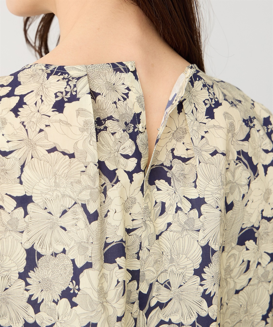 A/C DESIGN BY ALPHA CUBIC 【Liberty】リバティプリントタックスリーブブラウス_sub_16