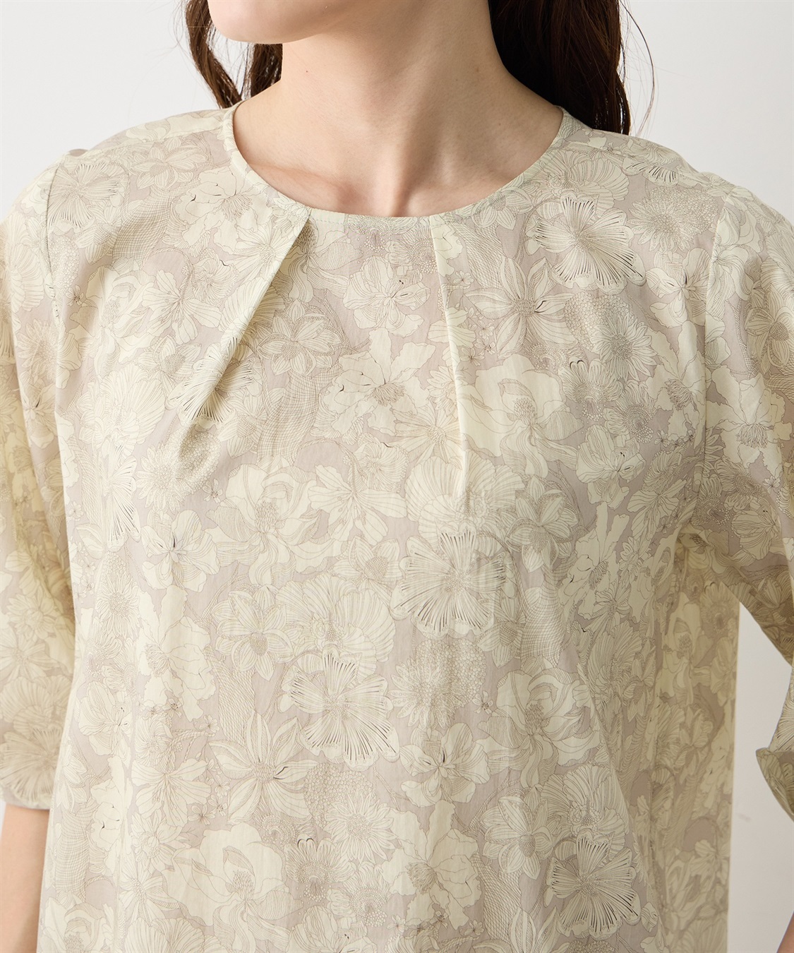 A/C DESIGN BY ALPHA CUBIC 【Liberty】リバティプリントタックスリーブブラウス_sub_17