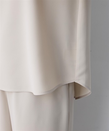 A/C DESIGN BY ALPHA CUBIC ストレッチジョーゼットタックブラウス【接触冷感・UVカット・吸水速乾・セットアップ対応】_subthumb_19