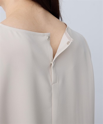 A/C DESIGN BY ALPHA CUBIC ストレッチジョーゼットタックブラウス【接触冷感・UVカット・吸水速乾・セットアップ対応】_subthumb_20