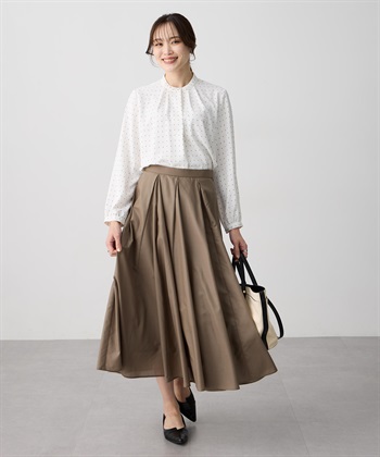 A/C DESIGN BY ALPHA CUBIC 幾何プリントジョーゼットブラウス_subthumb_17