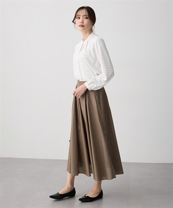 A/C DESIGN BY ALPHA CUBIC 幾何プリントジョーゼットブラウス_subthumb_18