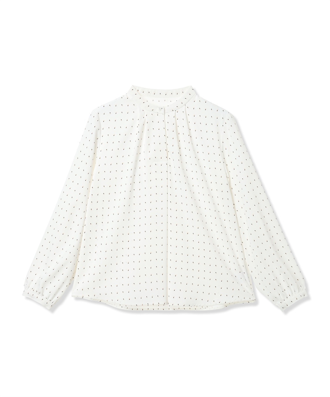 A/C DESIGN BY ALPHA CUBIC 幾何プリントジョーゼットブラウス_sub_22