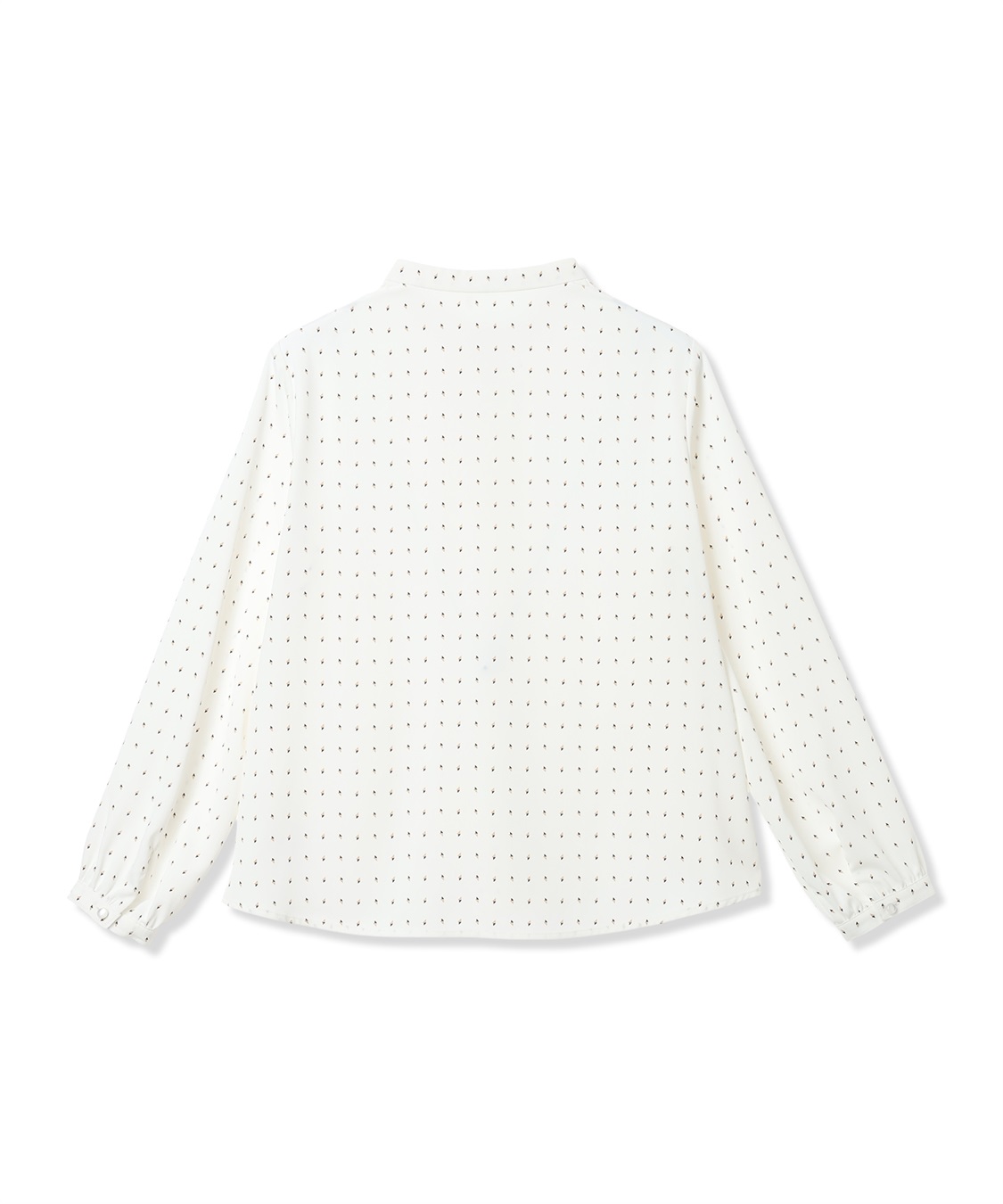 A/C DESIGN BY ALPHA CUBIC 幾何プリントジョーゼットブラウス_sub_23