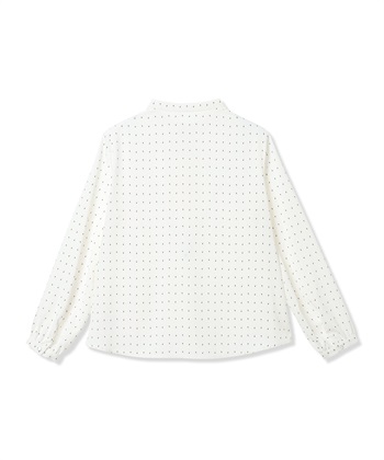 A/C DESIGN BY ALPHA CUBIC 幾何プリントジョーゼットブラウス_subthumb_23