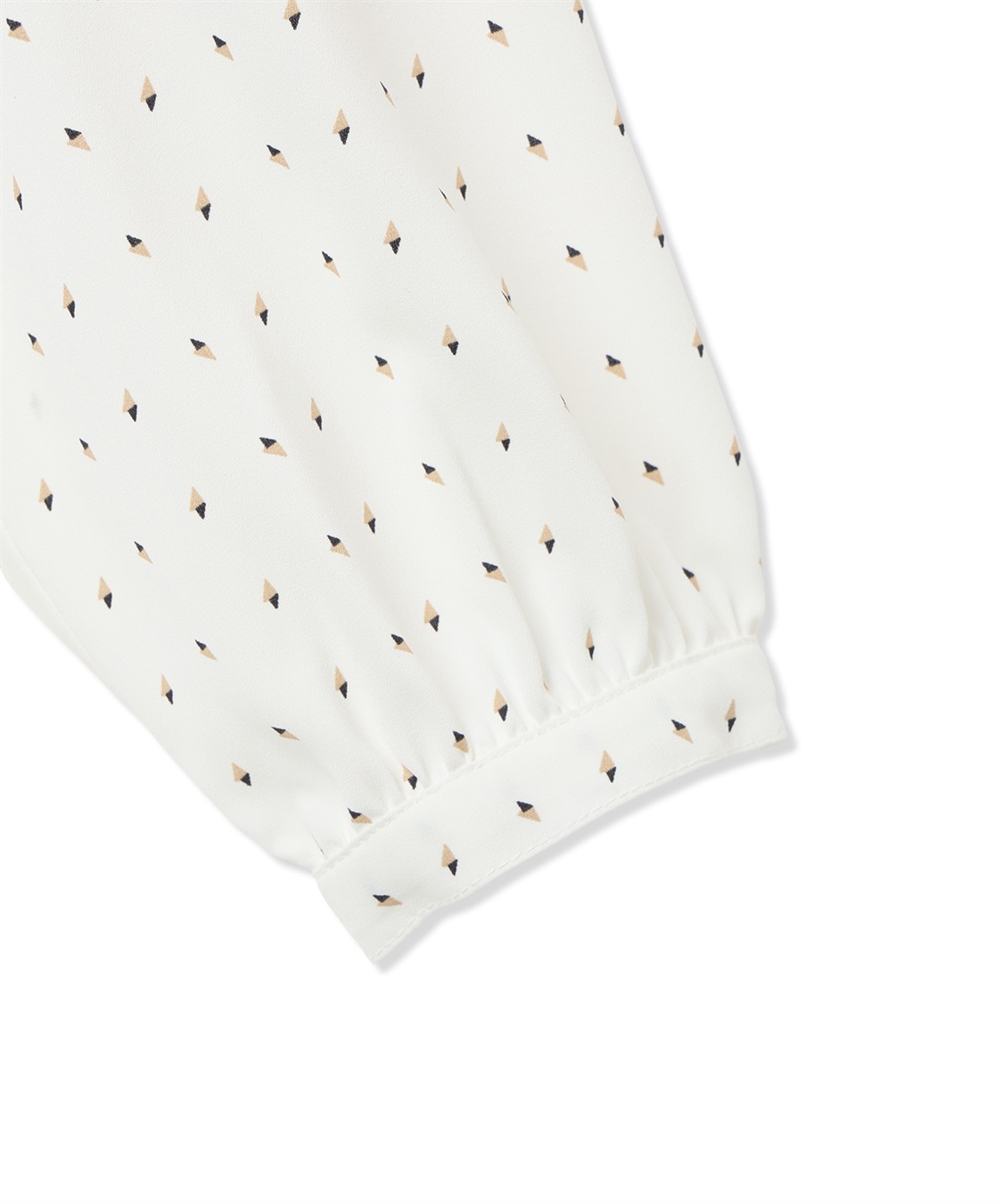 A/C DESIGN BY ALPHA CUBIC 幾何プリントジョーゼットブラウス_sub_25