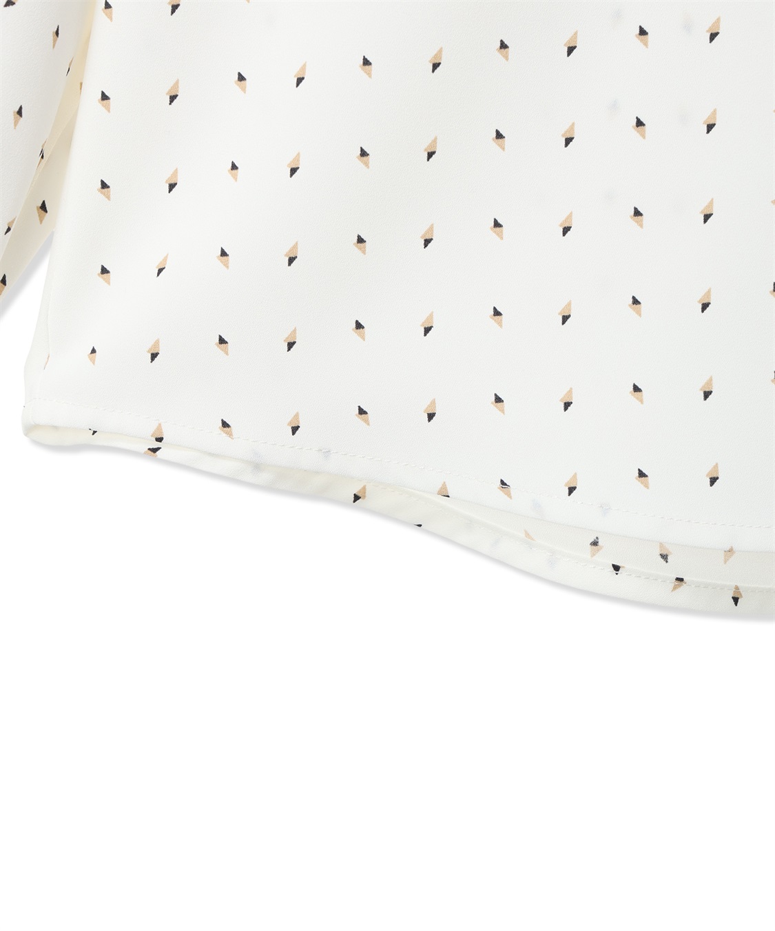 A/C DESIGN BY ALPHA CUBIC 幾何プリントジョーゼットブラウス_sub_26