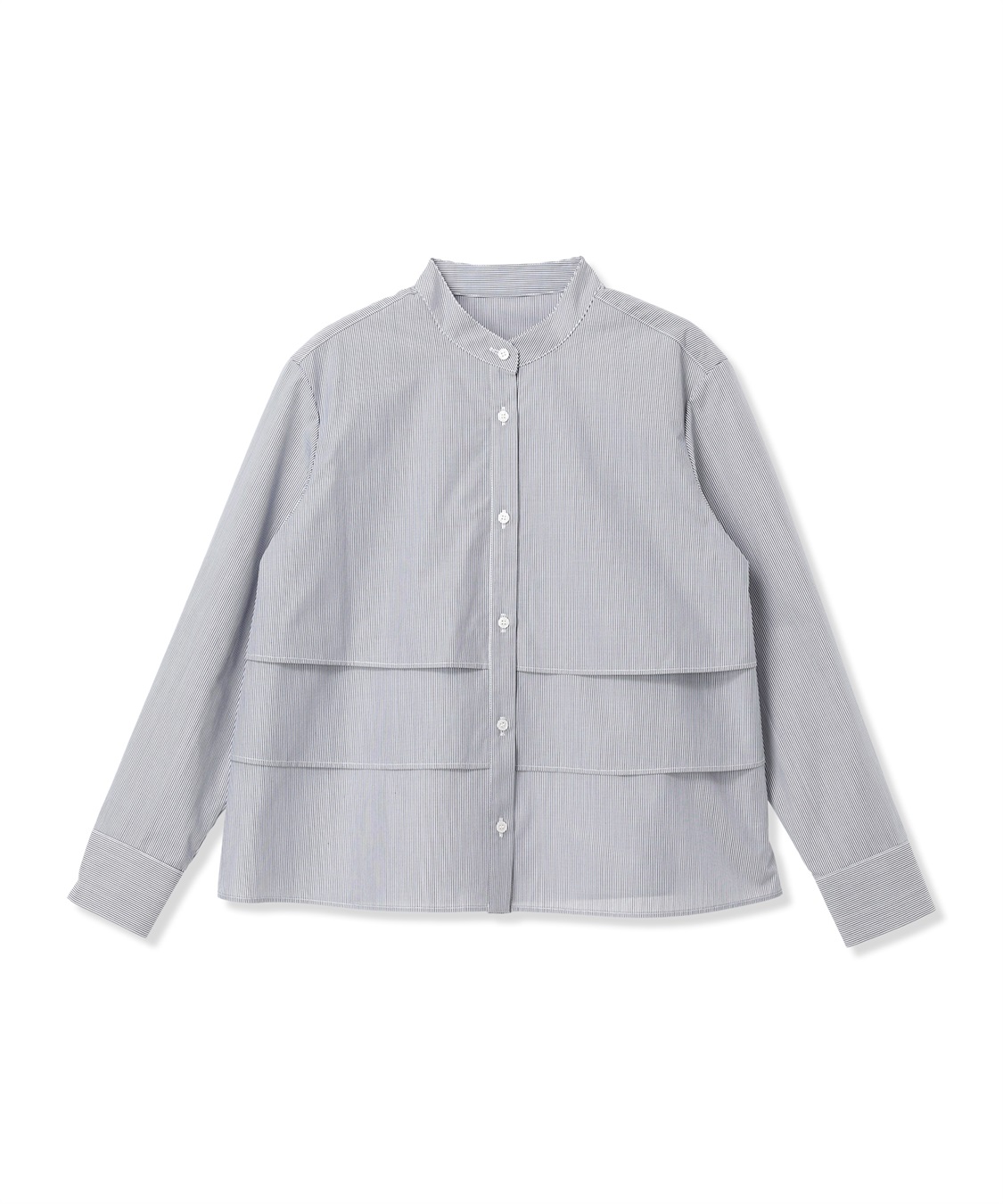 A/C DESIGN BY ALPHA CUBIC ストライプティアードブラウス_sub_14