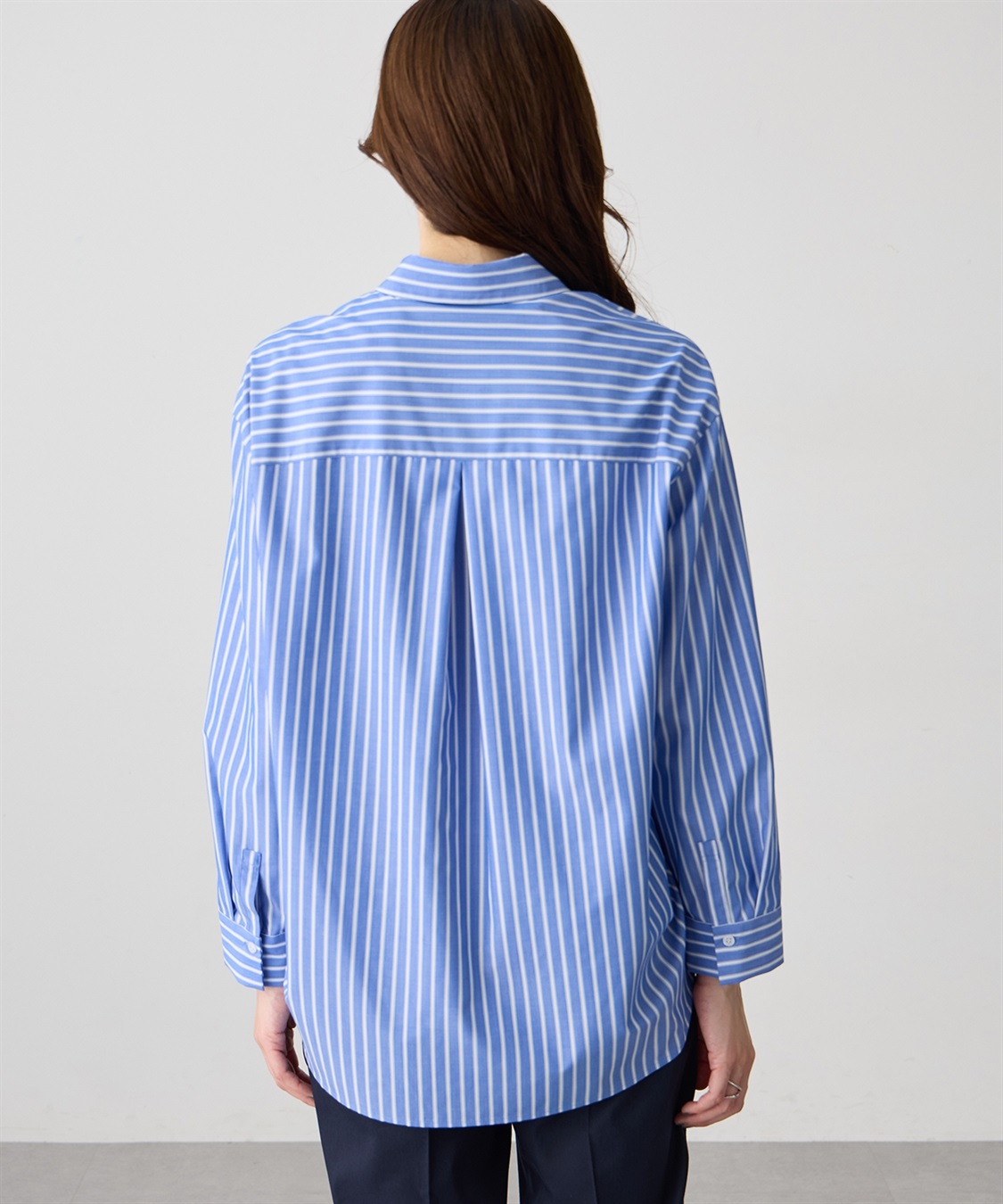 A/C DESIGN BY ALPHA CUBIC ストライプブラウス_sub_4