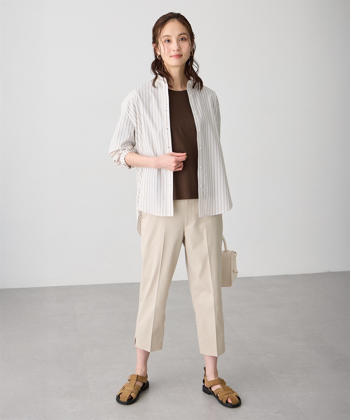 A/C DESIGN BY ALPHA CUBIC ストライプブラウス_sub_7