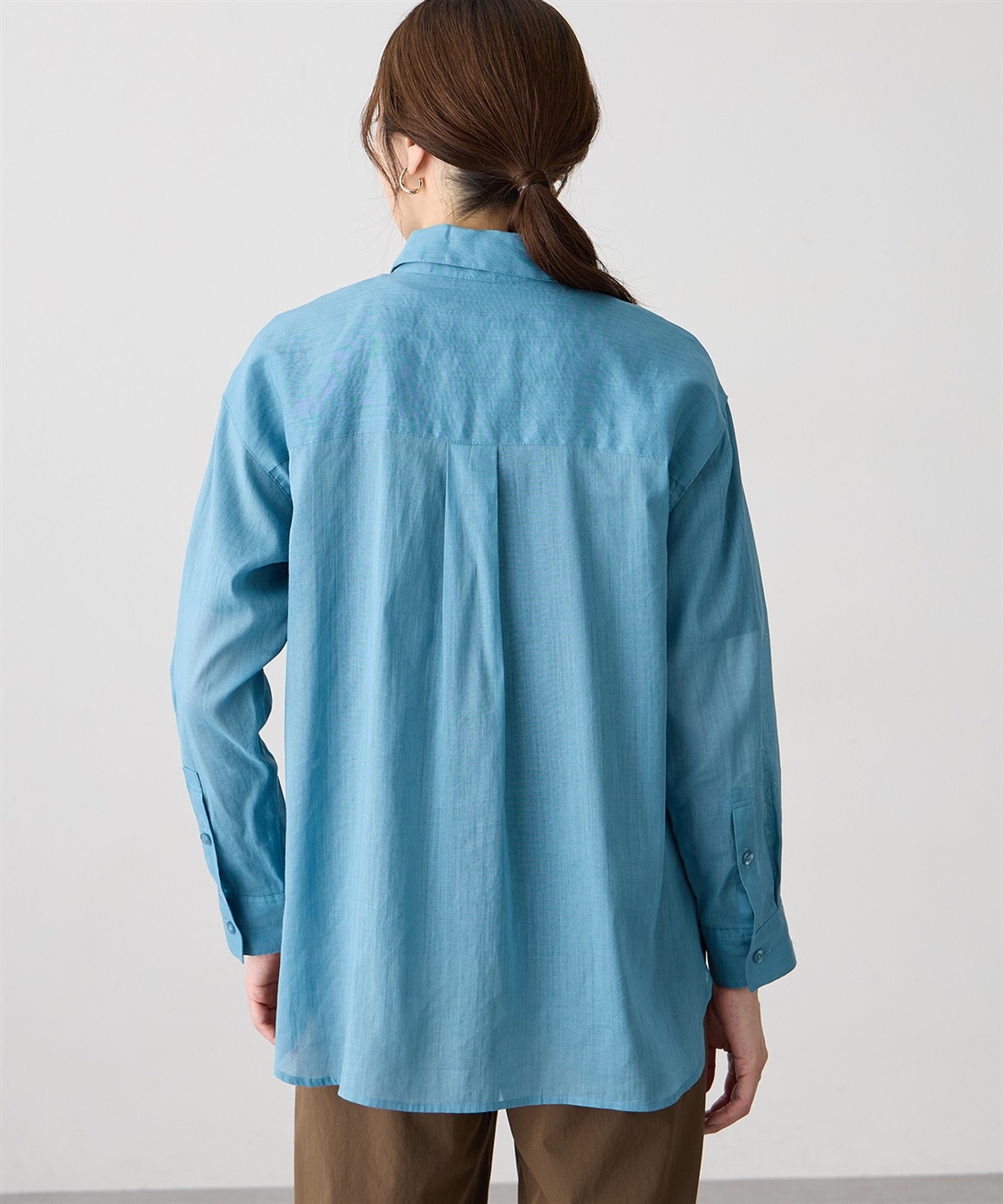ドアーズ リネンシャツ 麻 長袖 スカイブルー サイズ38 ah0 URBAN RESEARCH DOORS｜リネンオーバーシャツ | Rakuten Fashion(楽天