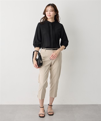 A/C DESIGN BY ALPHA CUBIC ジョーゼットタックブラウス_subthumb_2