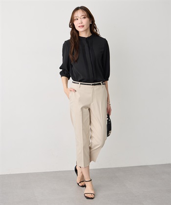 A/C DESIGN BY ALPHA CUBIC ジョーゼットタックブラウス_subthumb_4