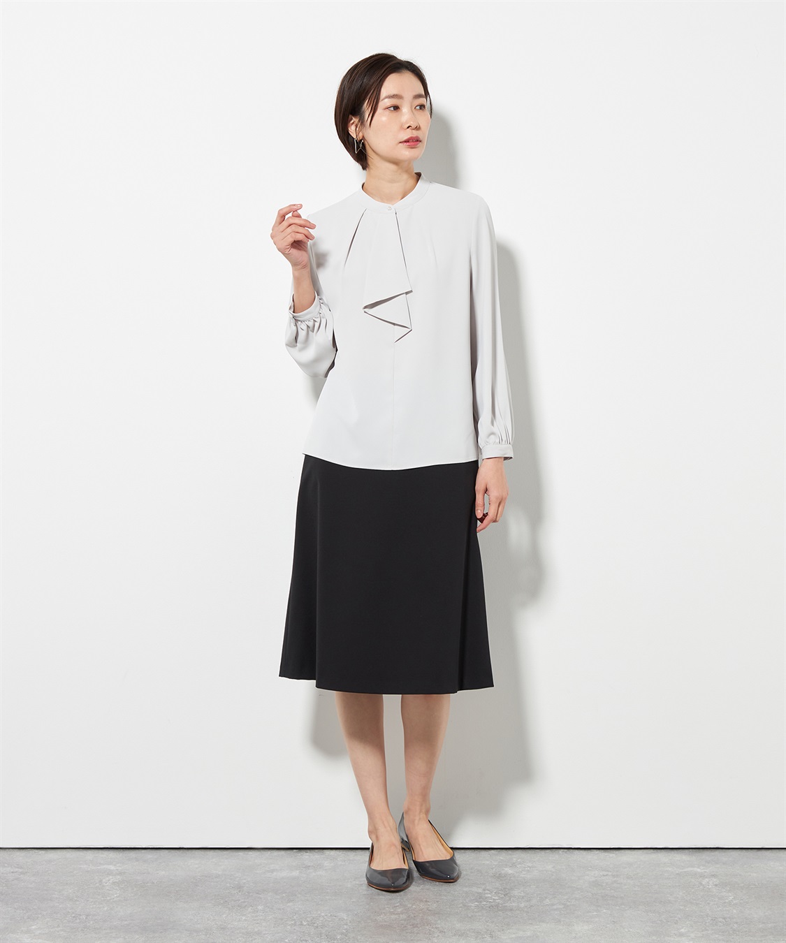 A/C DESIGN BY ALPHA CUBIC 【アルファブリック】ライトセミフレアスカート_sub_6