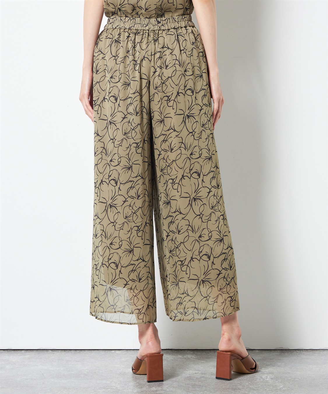 A/C DESIGN BY ALPHA CUBIC リーフ柄パンツ_sub_3