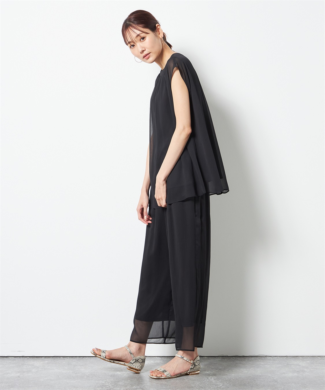 A/C DESIGN BY ALPHA CUBIC リーフ柄パンツ_sub_9