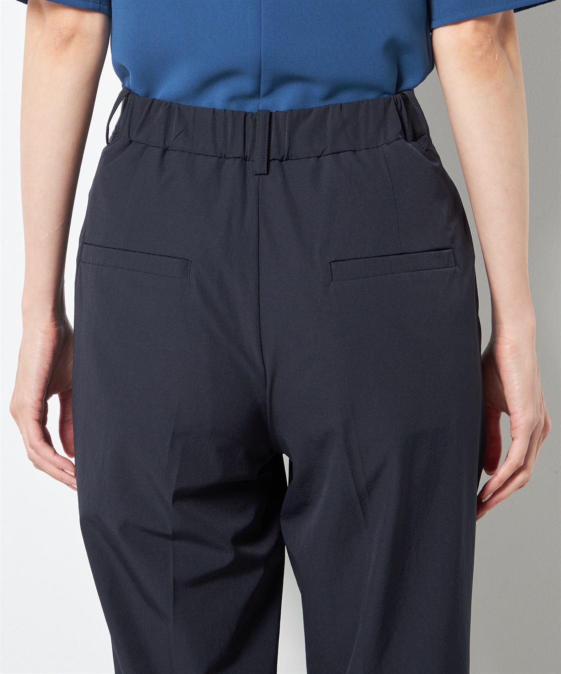 A/C DESIGN BY ALPHA CUBIC ストレッチナイロンテーパードパンツ_sub_4