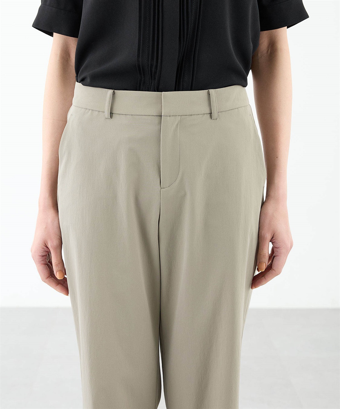 A/C DESIGN BY ALPHA CUBIC ストレッチナイロンワイドパンツ【接触冷感】_sub_13