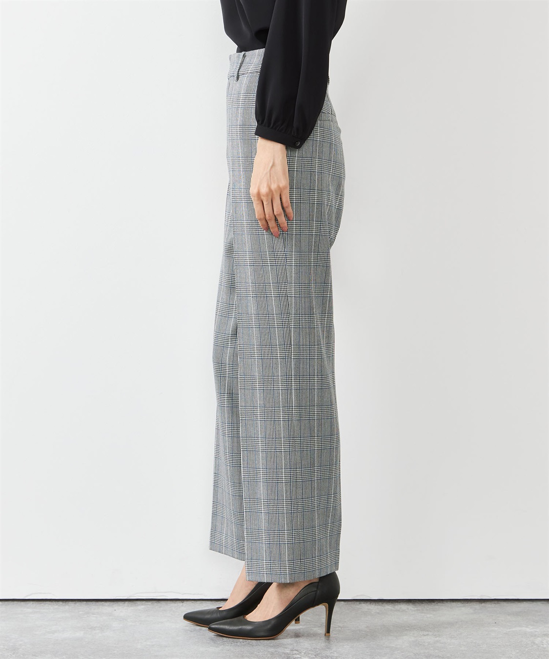 A/C DESIGN BY ALPHA CUBIC ローズオイル加工ワイドパンツ_sub_2